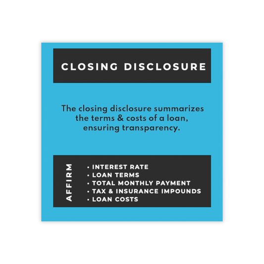 50-Sheet Post-it® Note Pad | Closing Disclosure