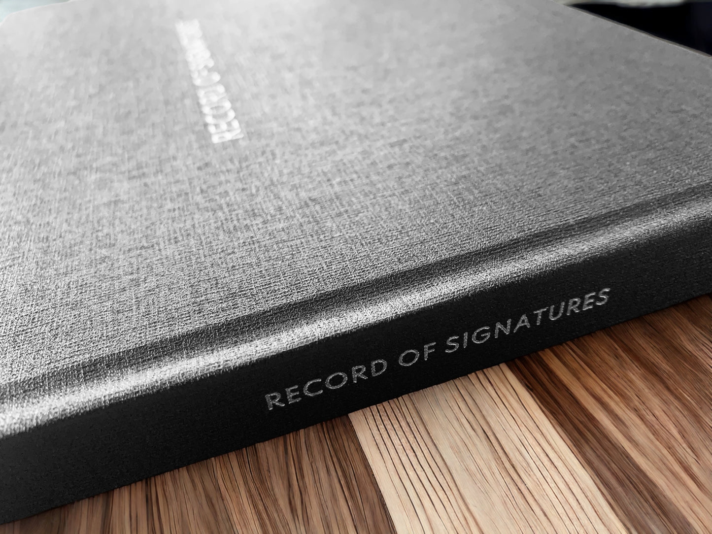 HARDBOUND LUXE NOTARY JOURNAL - 'RECORD OF SIGNATURES'